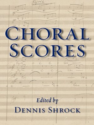 cover image of Choral Scores